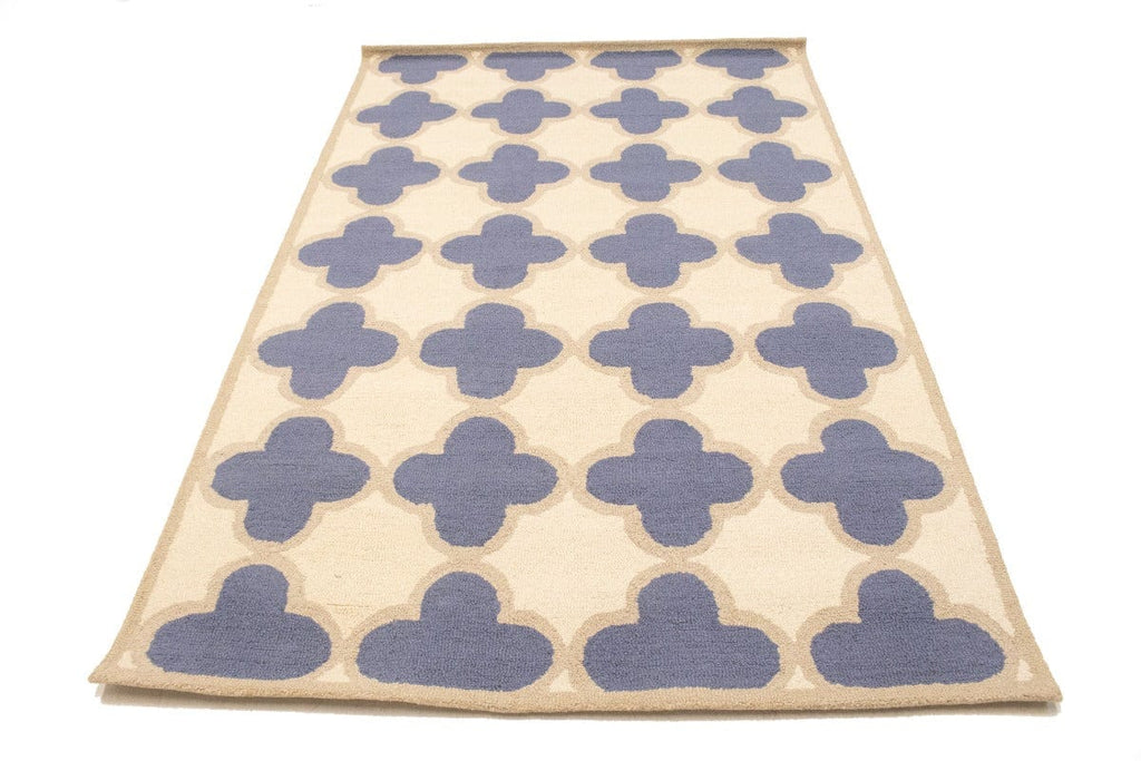 Multicolored Trellis 5X8 Hand-Tufted Modern Rug