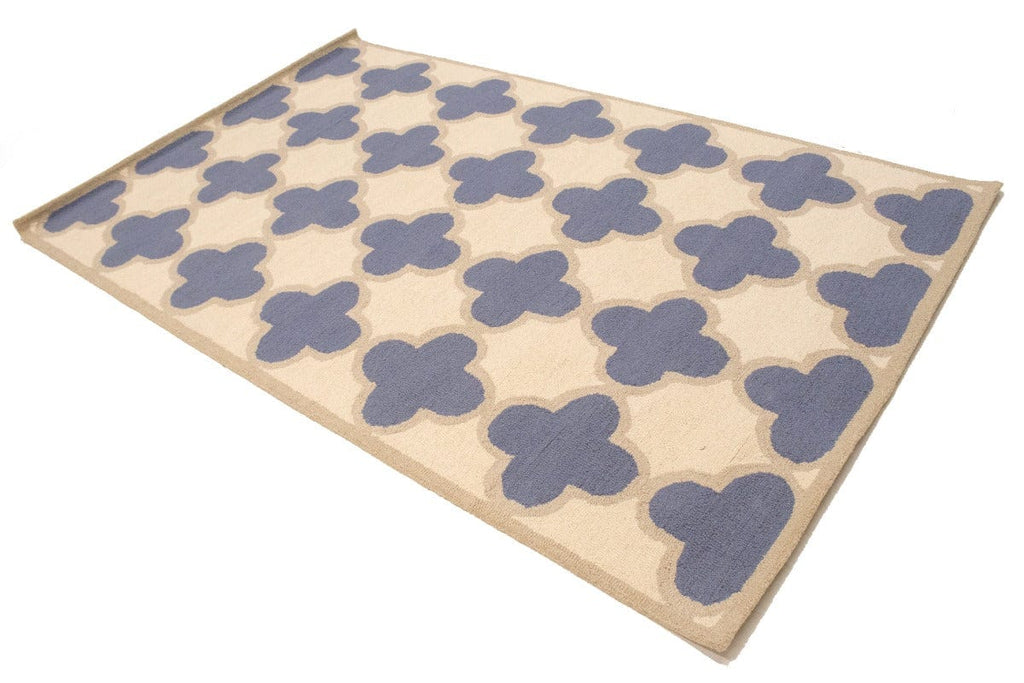 Multicolored Trellis 5X8 Hand-Tufted Modern Rug