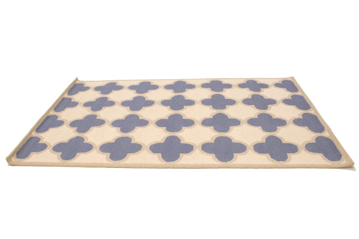 Multicolored Trellis 5X8 Hand-Tufted Modern Rug