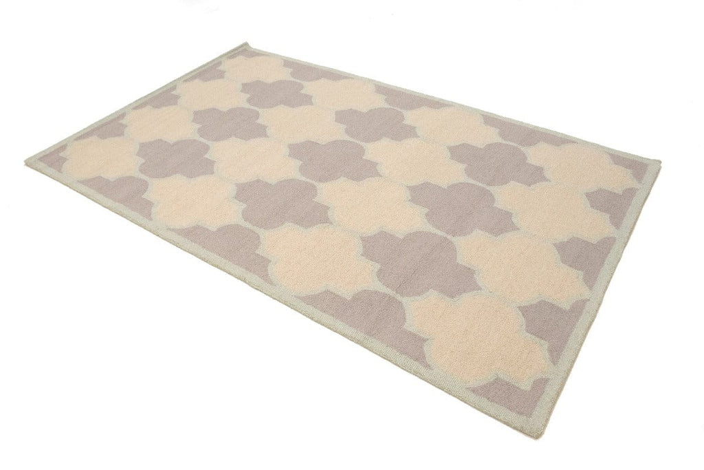 Multicolored Trellis 5X8 Hand-Tufted Modern Rug