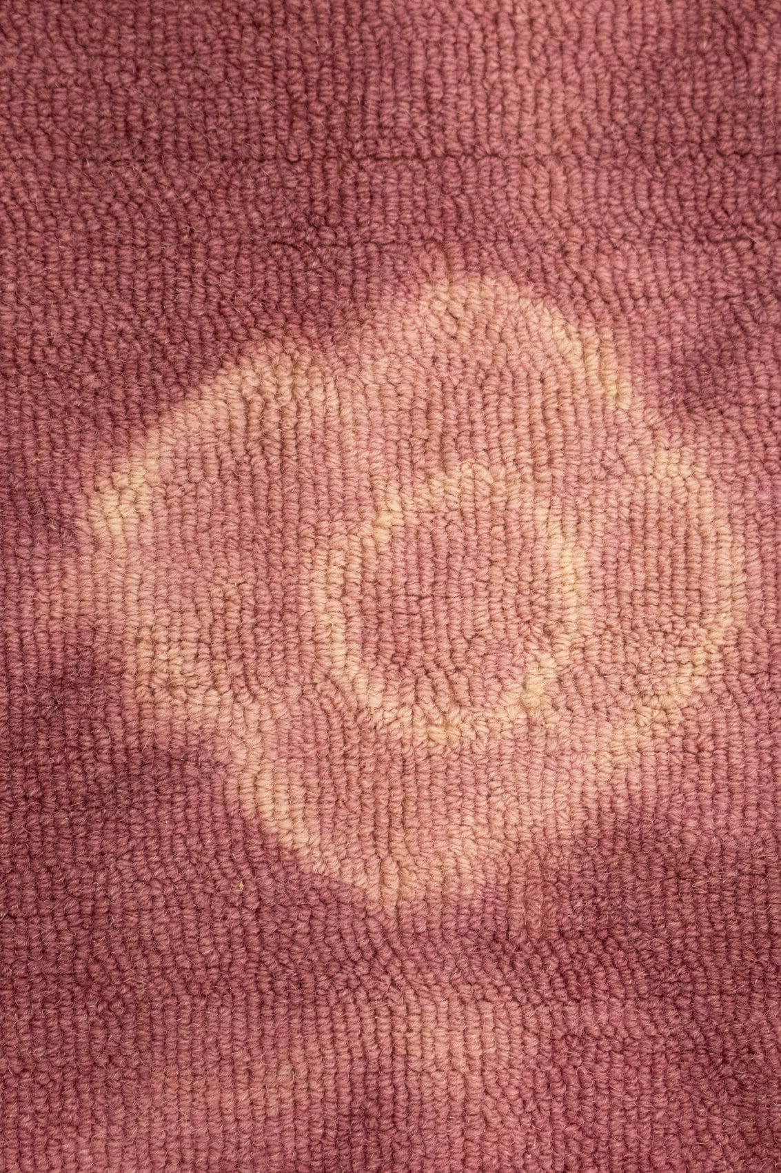 Deep Blush Tie-Dye 5X8 Hand-Tufted Modern Rug