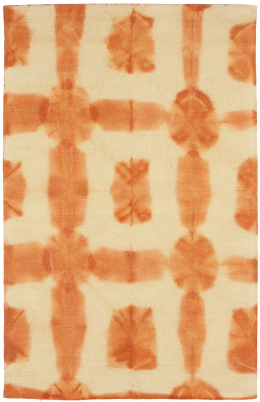 Marigold Tie-Dye 5X8 Hand-Tufted Modern Rug