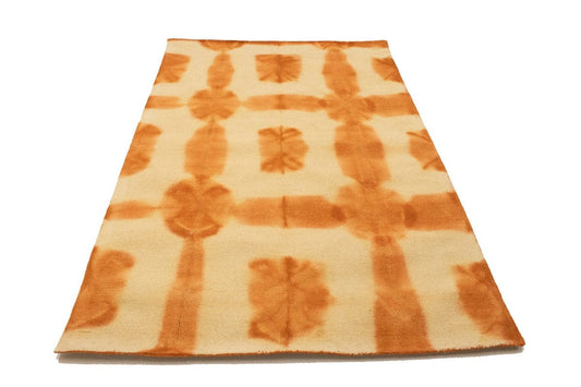 Marigold Tie-Dye 5X8 Hand-Tufted Modern Rug