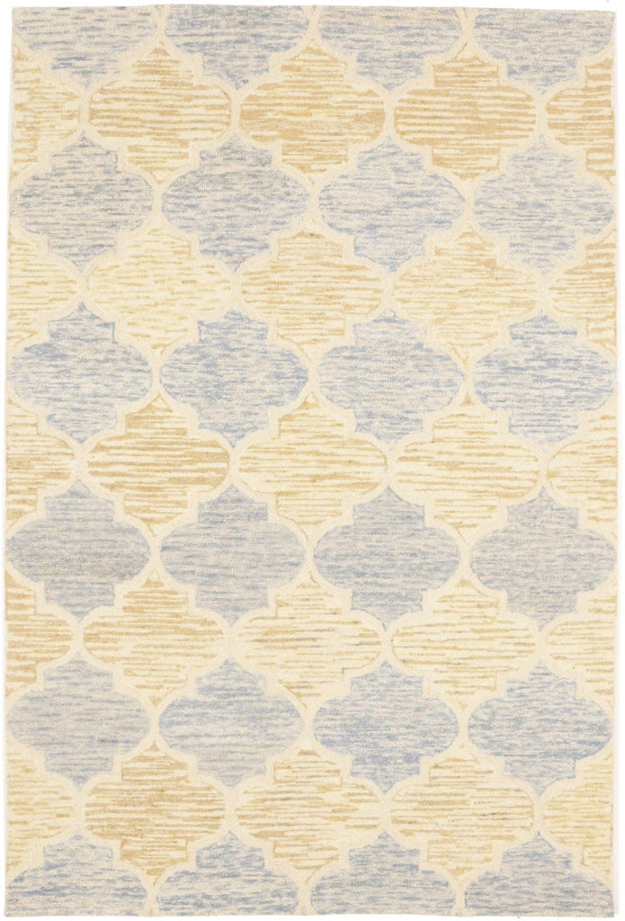 Multicolored Trellis 5X8 Hand-Tufted Modern Rug