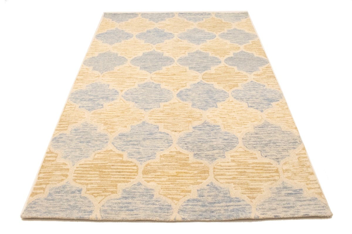 Multicolored Trellis 5X8 Hand-Tufted Modern Rug