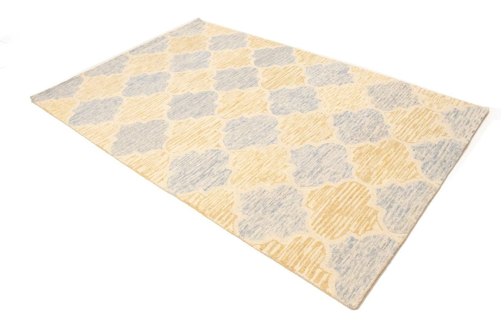 Multicolored Trellis 5X8 Hand-Tufted Modern Rug