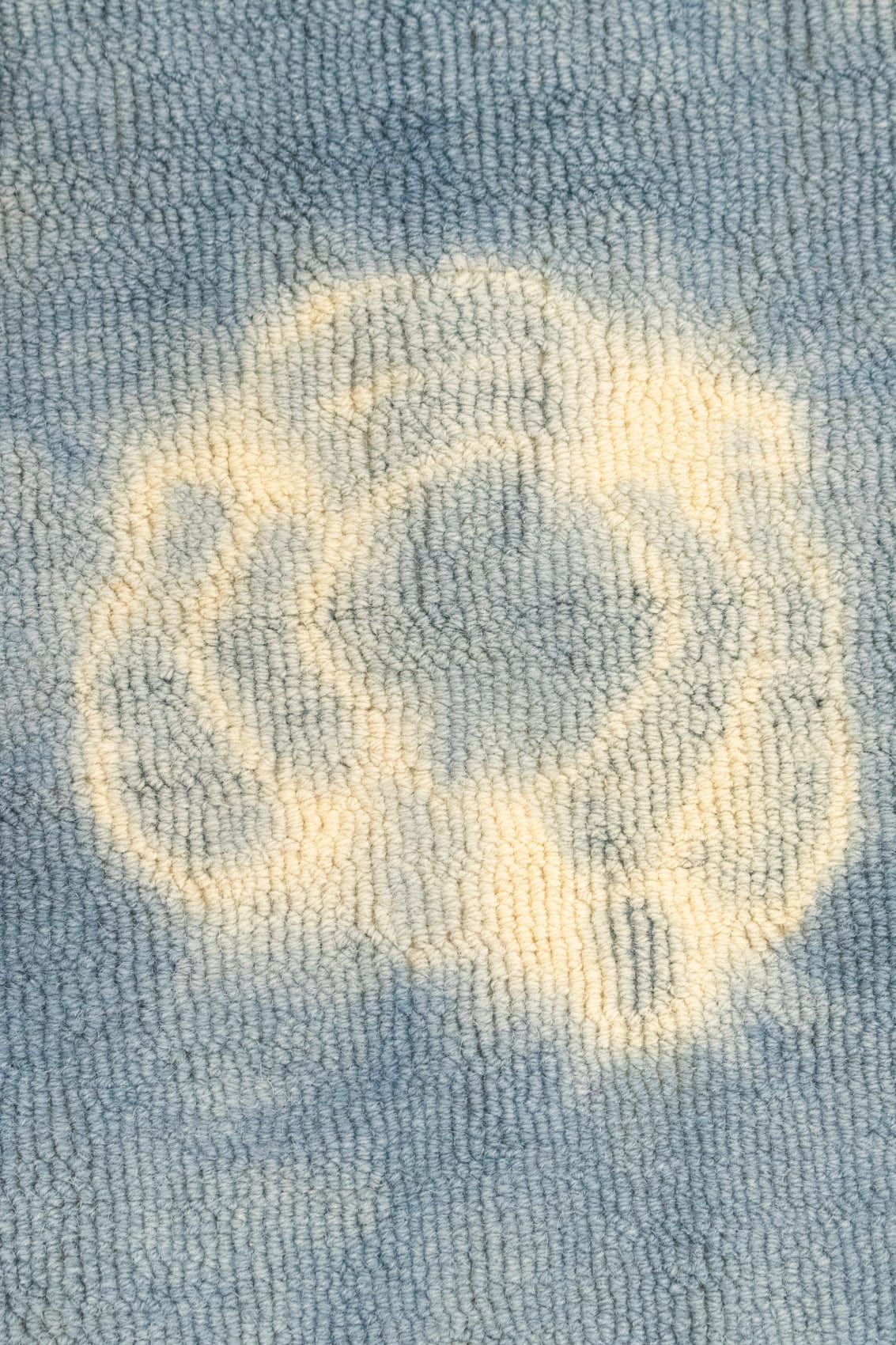 Blue Tie-Dye 5X8 Hand-Tufted Modern Rug