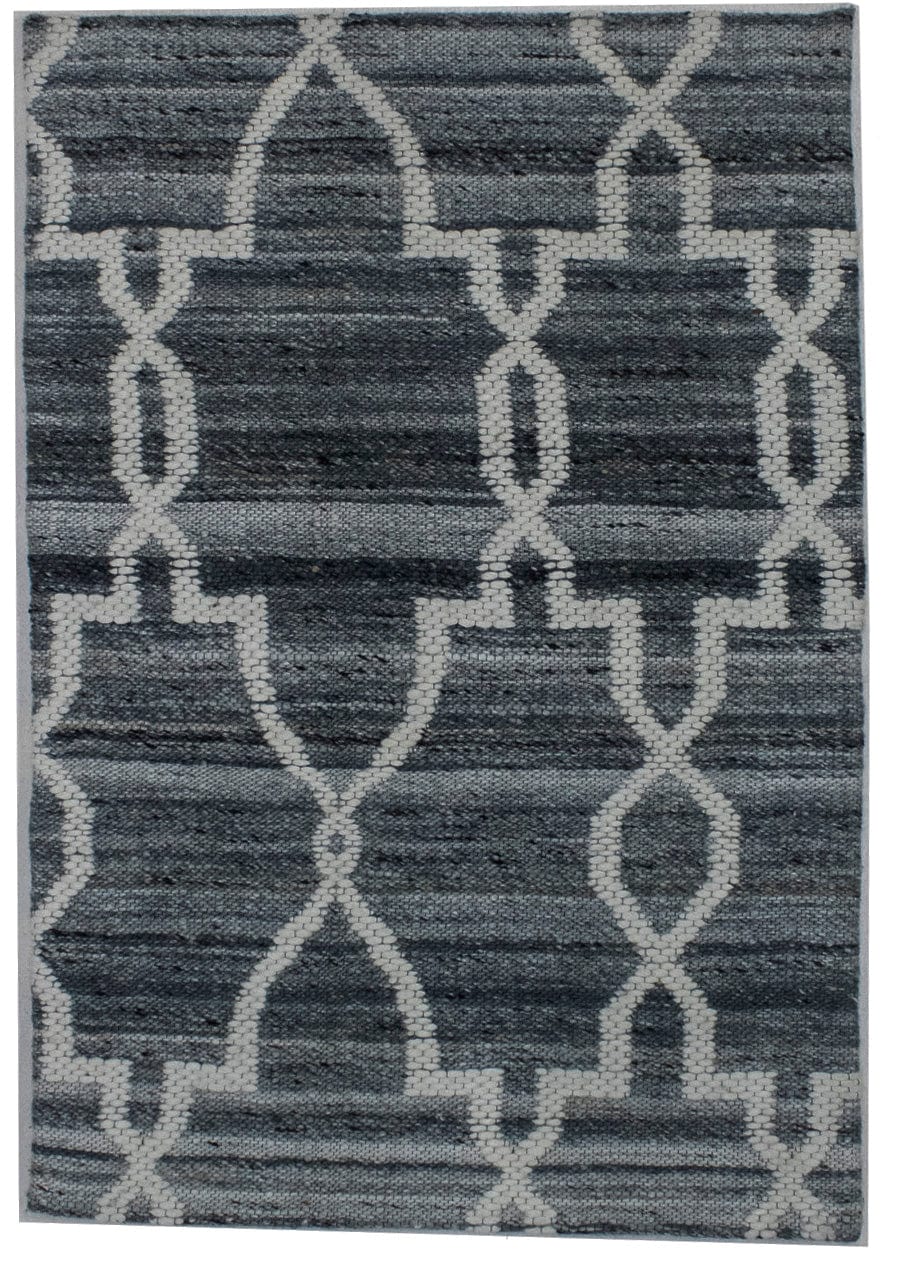 Dark Grey Trellis 2X3 Modern Oriental Rug