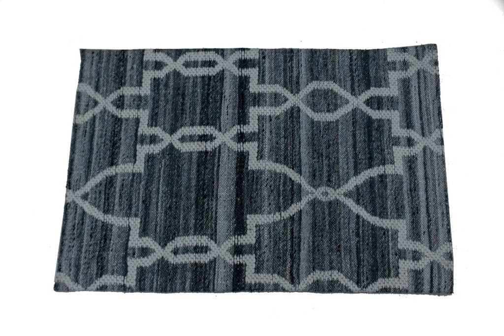 Dark Grey Trellis 2X3 Modern Oriental Rug