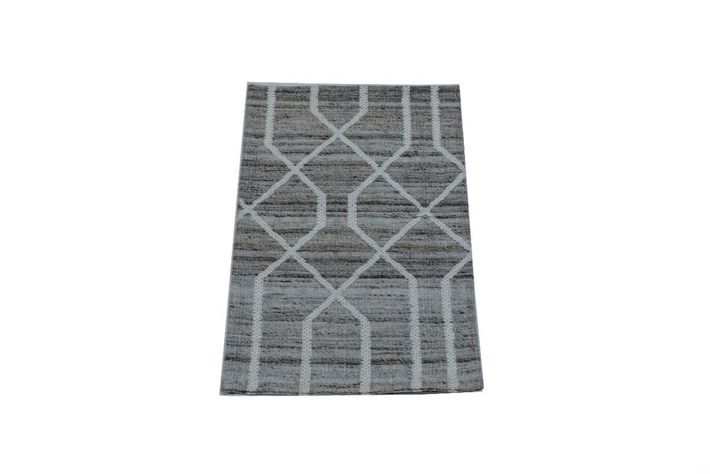 Cream Geometric 2X3 Modern Oriental Rug