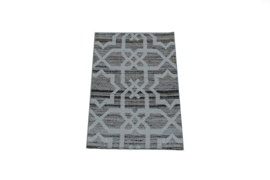 Cream & Tan Trellis 2X3 Modern Oriental Rug