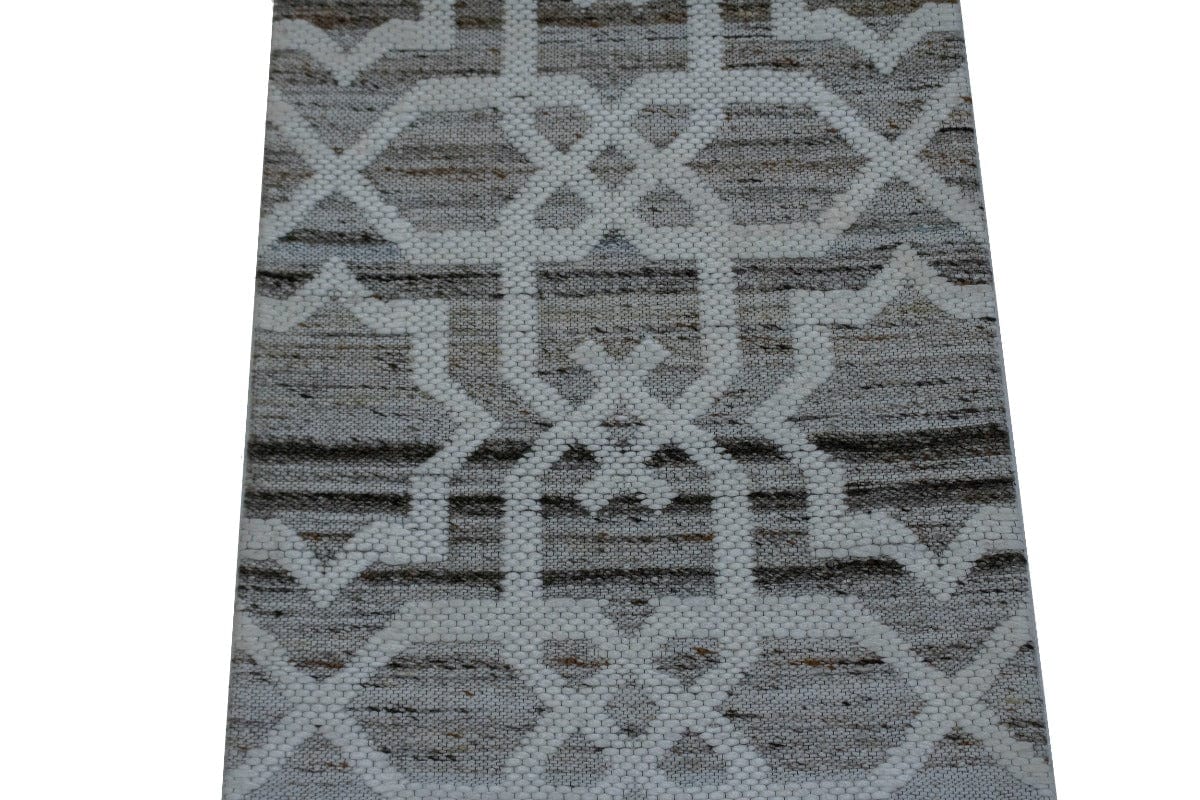 Cream & Tan Trellis 2X3 Modern Oriental Rug