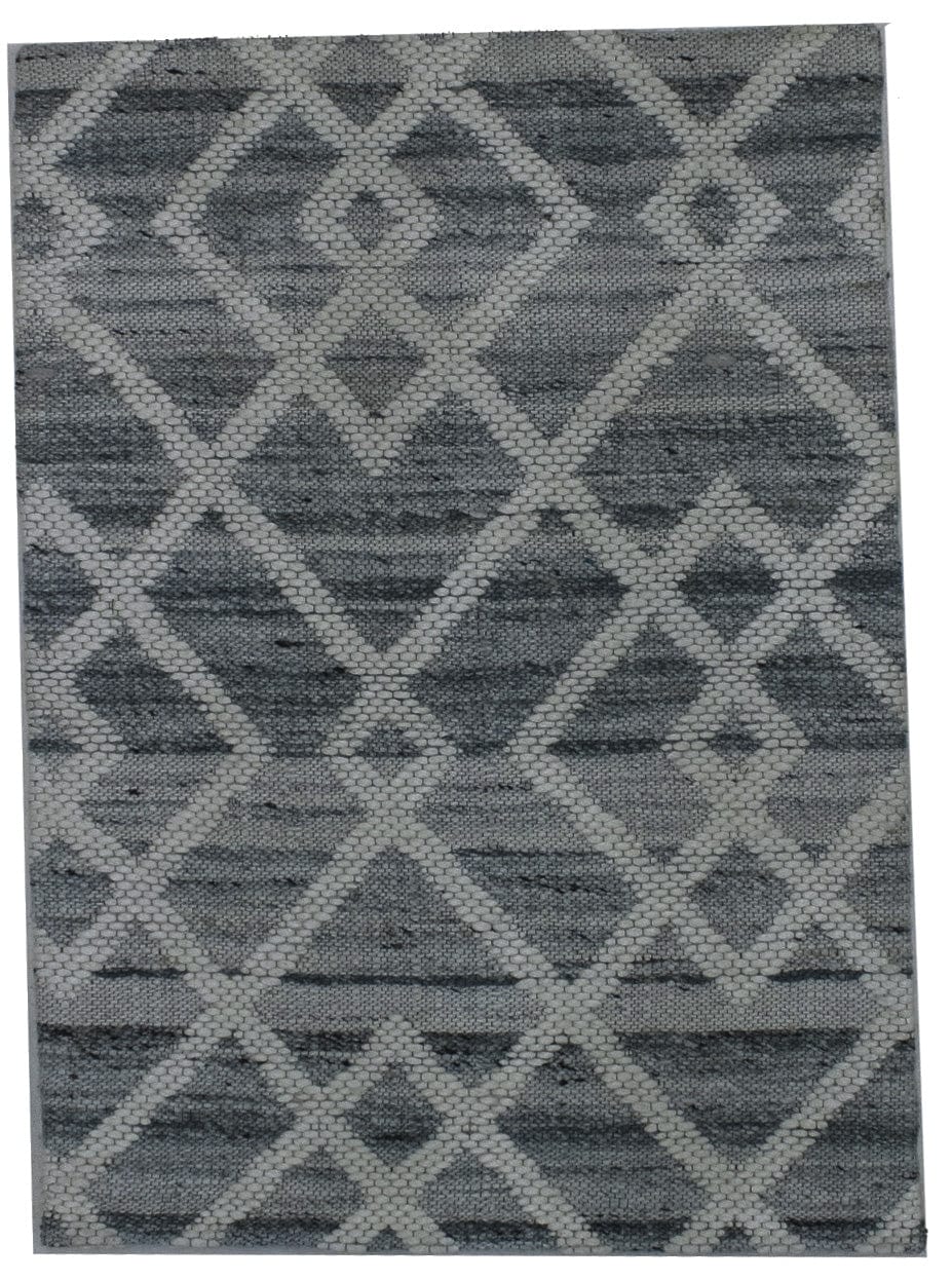 Dark Grey Trellis 2X3 Modern Oriental Rug