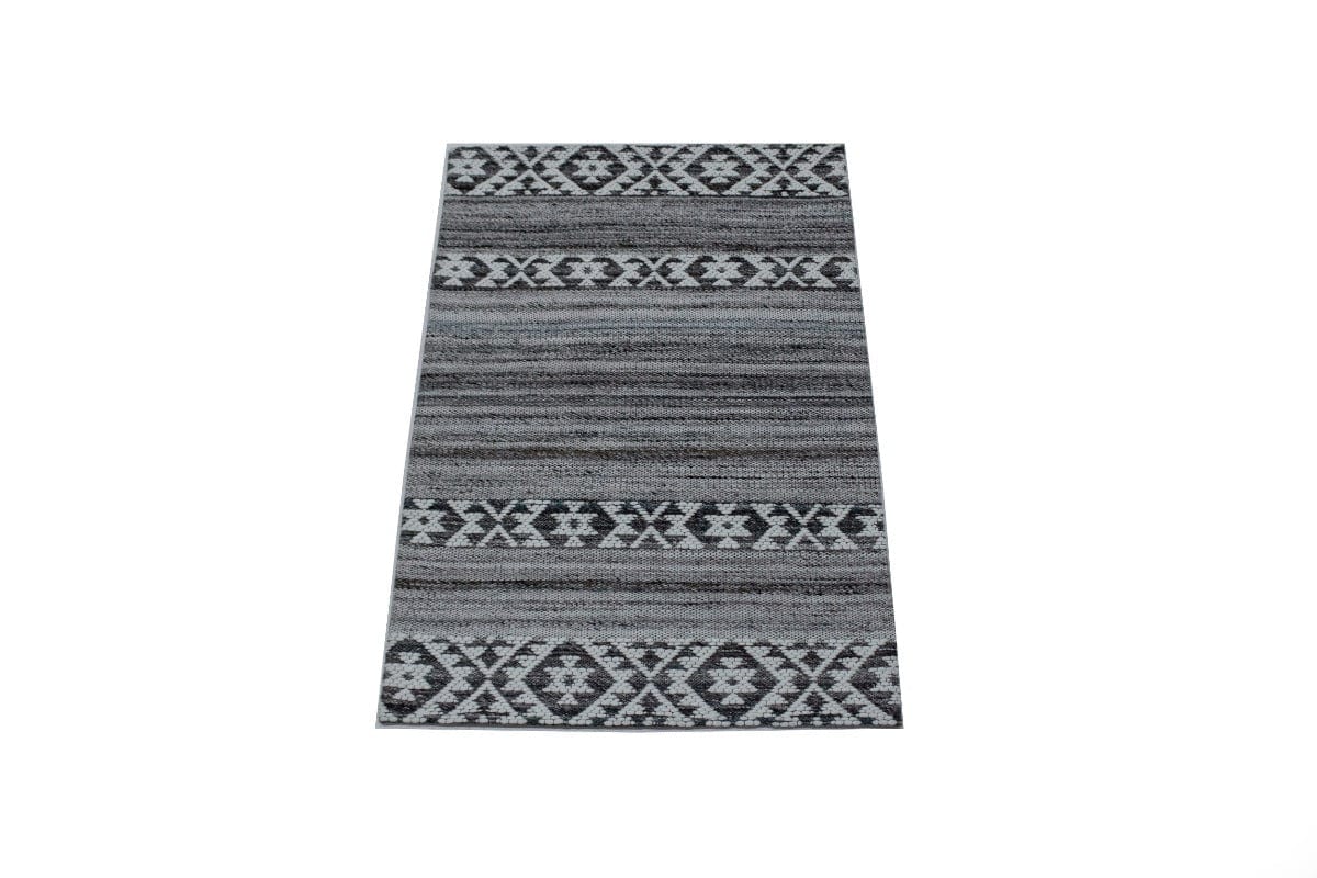 Charcoal Tribal 2X3 Modern Oriental Rug
