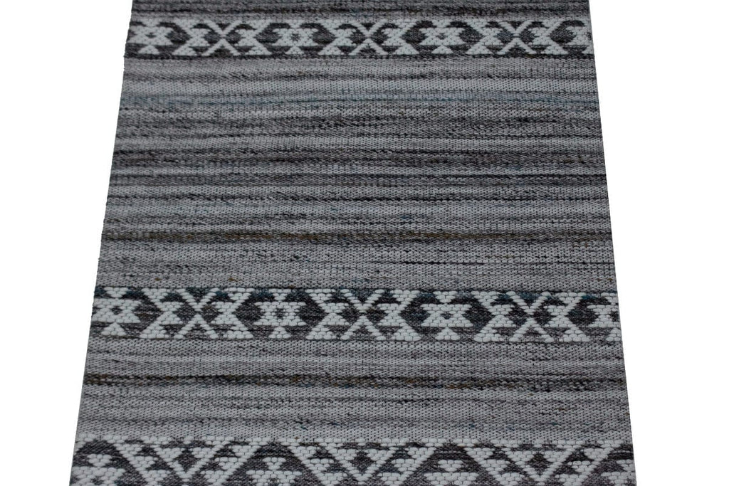 Charcoal Tribal 2X3 Modern Oriental Rug