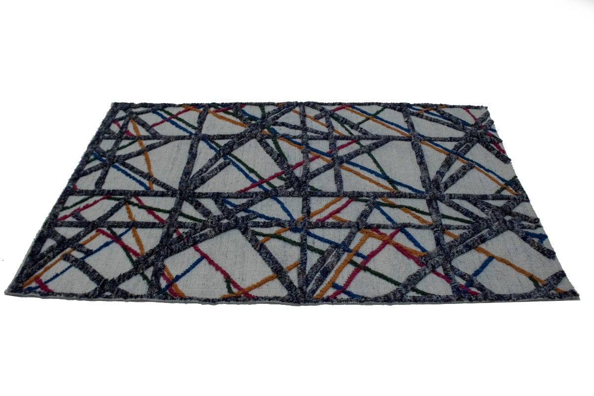 Multicolor 4X6 Modern Rug