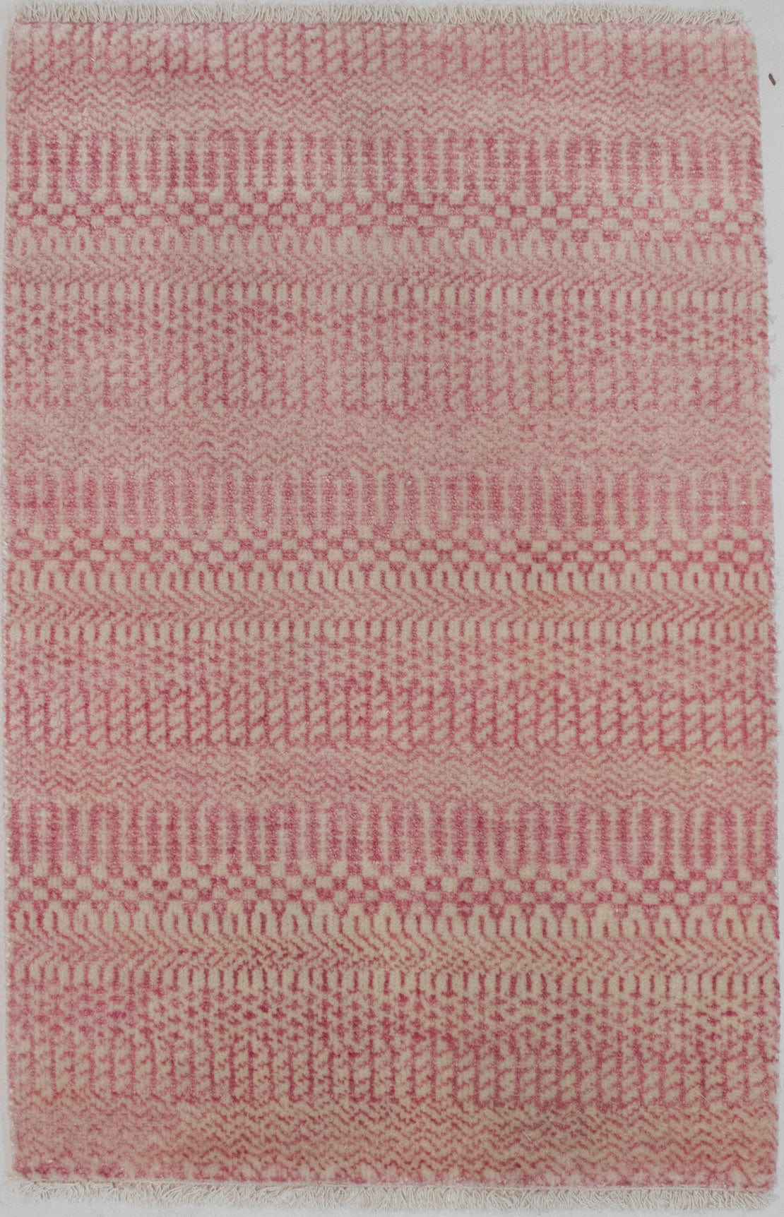 Pink Grass Design 2X3 Modern Oriental Rug