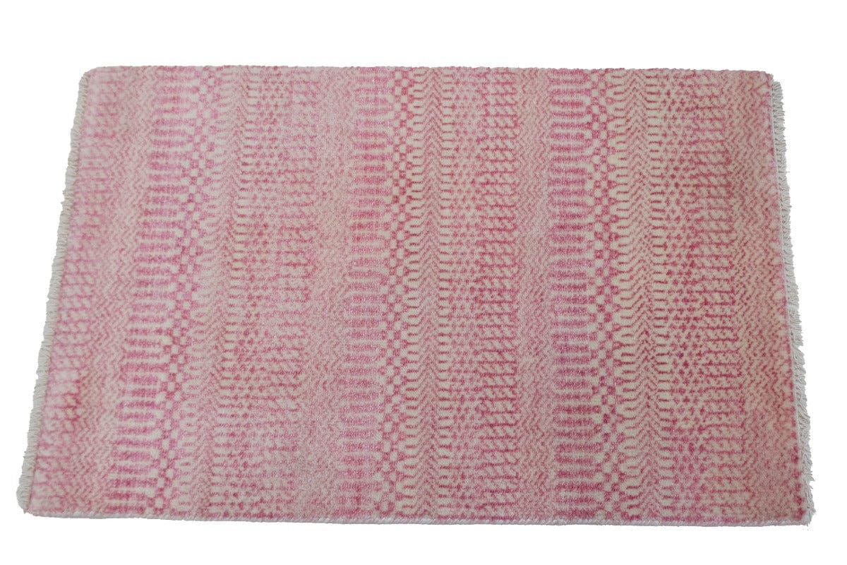 Pink Grass Design 2X3 Modern Oriental Rug