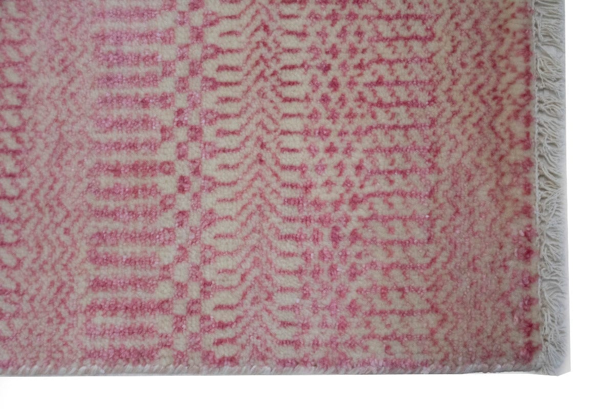 Pink Grass Design 2X3 Modern Oriental Rug