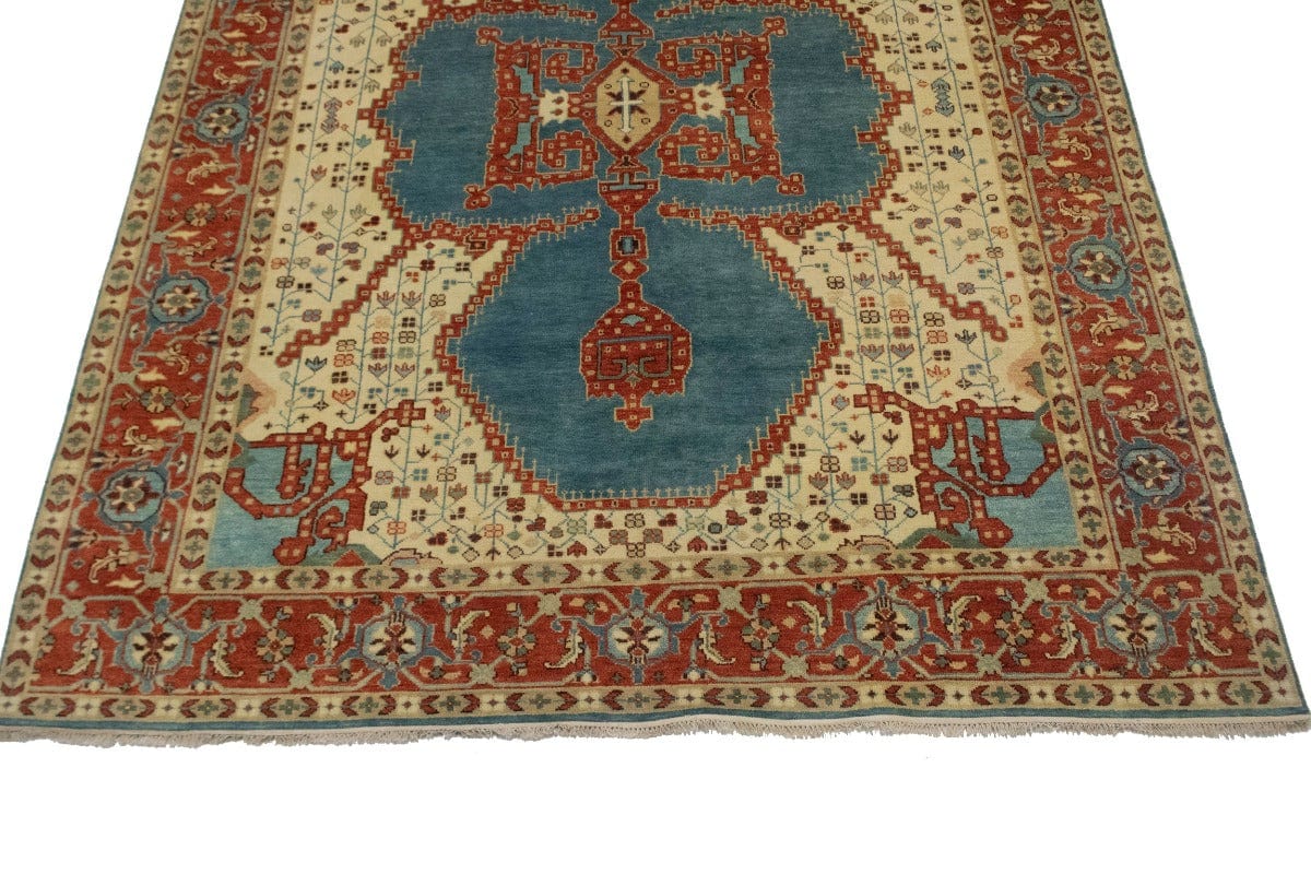 Cream Floral 9X12 Indo-Viss Oriental Rug