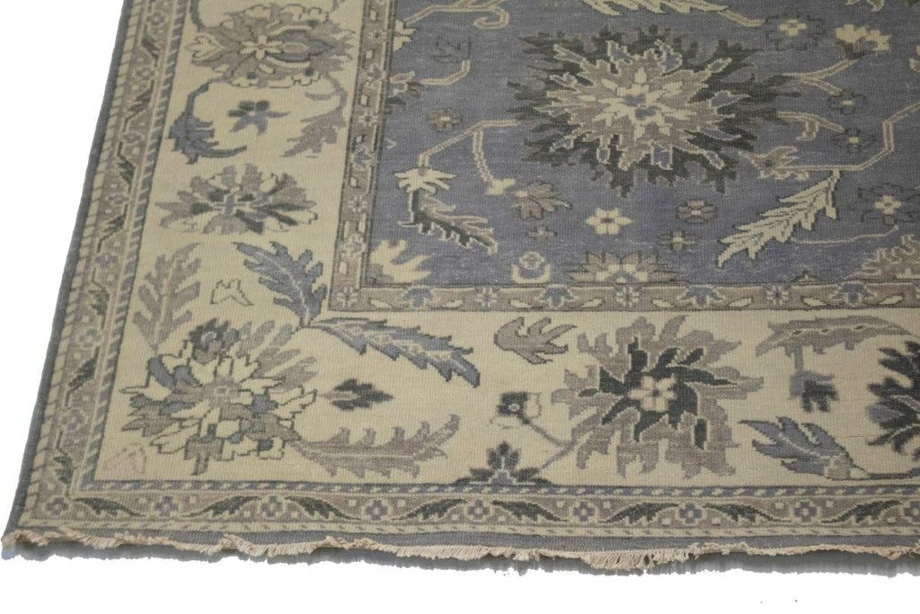 Gray Floral 8X10 Peshawar Oriental Rug