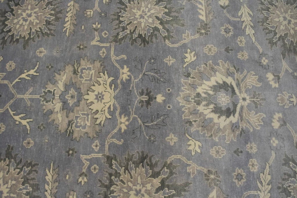 Gray Floral 8X10 Peshawar Oriental Rug