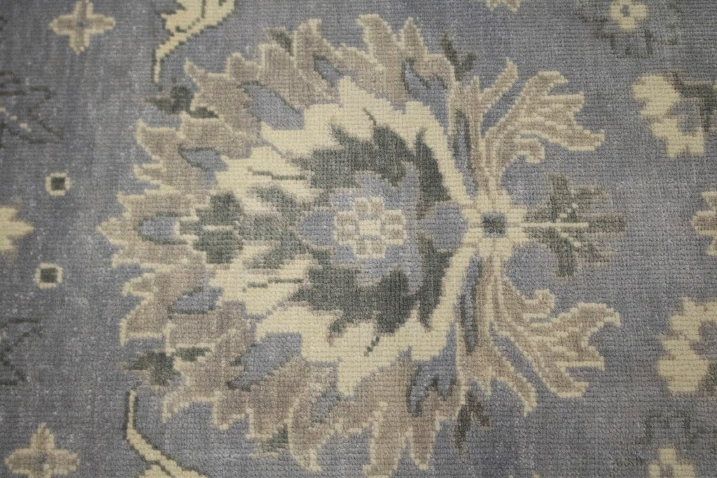 Gray Floral 8X10 Peshawar Oriental Rug
