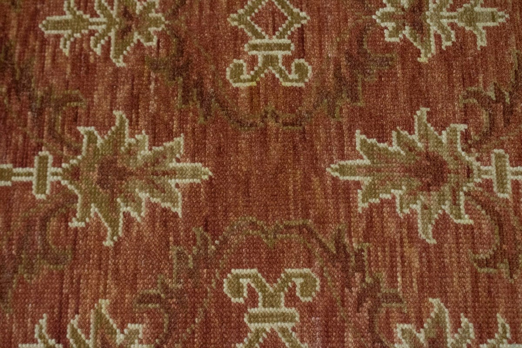 Rust Floral 4X6 Modern Oriental Rug