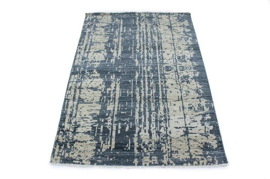 Multicolored Abstract 4X6 Modern Rug