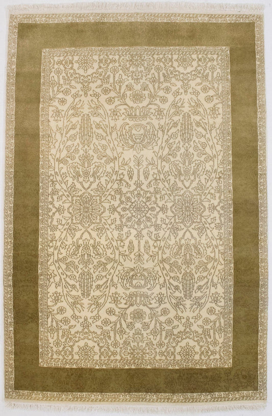 Classic Floral 4X6 Modern Oriental Rug