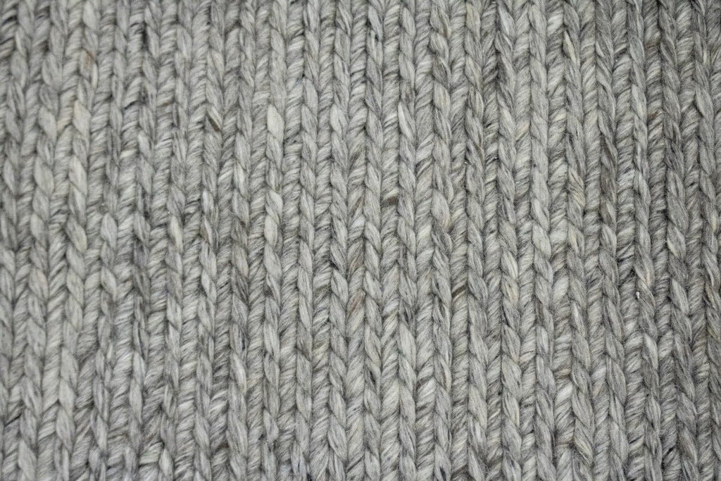 Beige Braided 4'5X6'9 Modern Rug