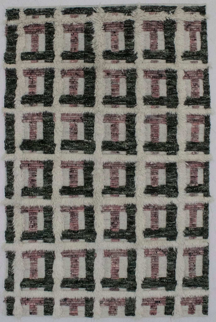 High-Relief 4X6 Modern Oriental Rug