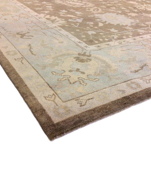 Oushak Collection Hand-Knotted Lamb's Wool Area Rug-13' 2" X 18' 1"