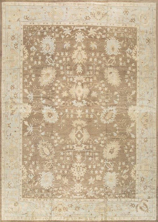 Oushak Collection Hand-Knotted Lamb's Wool Area Rug-13' 2" X 18' 1"