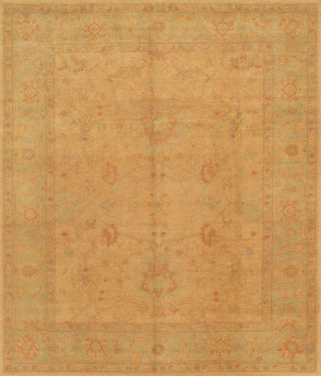 Oushak Collection Hand-Knotted Lamb's Wool Area Rug- 8' 2" X 9' 9"