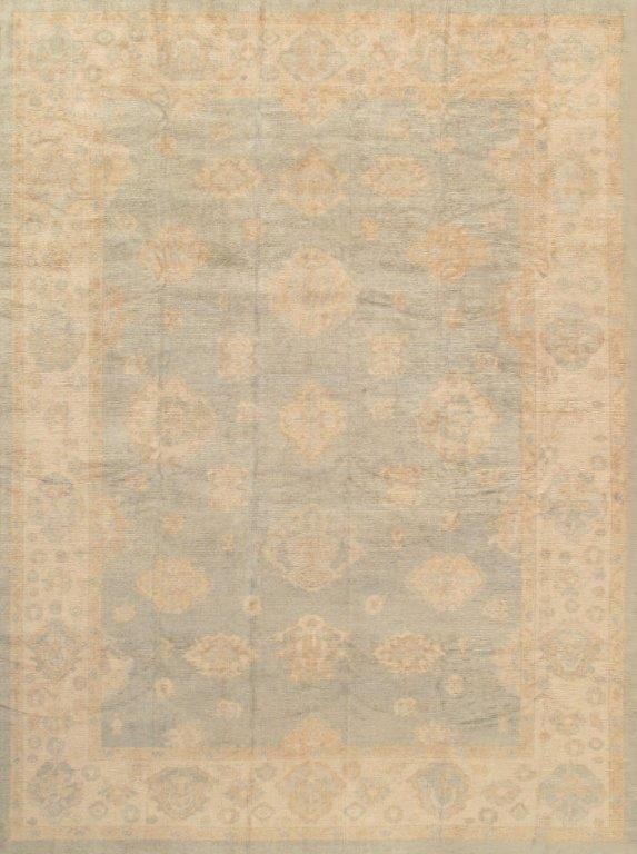 Oushak Collection Hand-Knotted Lamb's Wool Area Rug- 10' 4" X 13' 11"