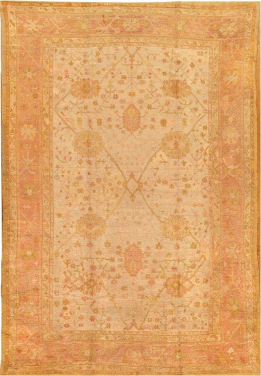 Antique Oushak Collection Hand-Knotted Lamb's Wool Area Rug-10' 1" X 15' 3"