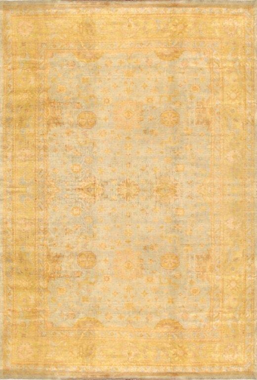 Oushak Collection Hand-Knotted Lamb's Wool Area Rug- 6' 3" X 8' 9"