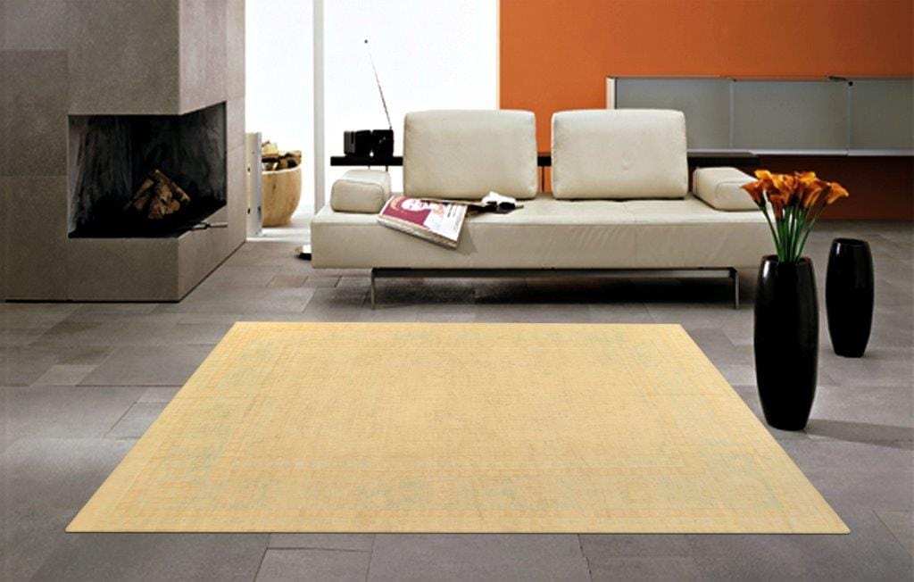 Oushak Collection Hand-Knotted Lamb's Wool Area Rug- 12' 2" X 14' 8"