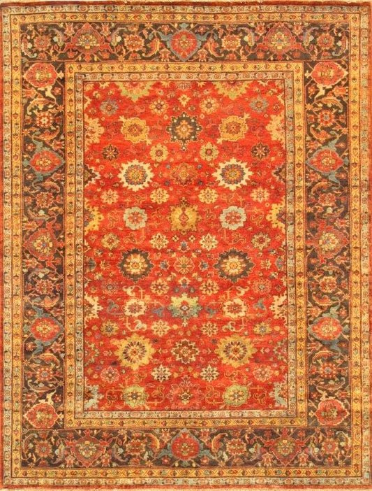 Mahal Collection Hand-Knotted Wool Area Rug 9'9" x 10'0"