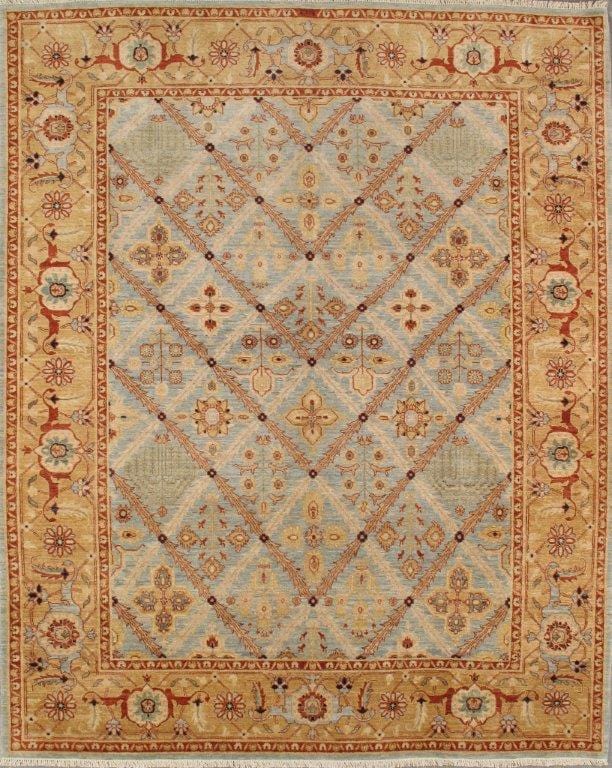 Bakhshayesh Collection Hand-Knotted Lamb's Wool Area Rug- 9' 11" X 13' 11"