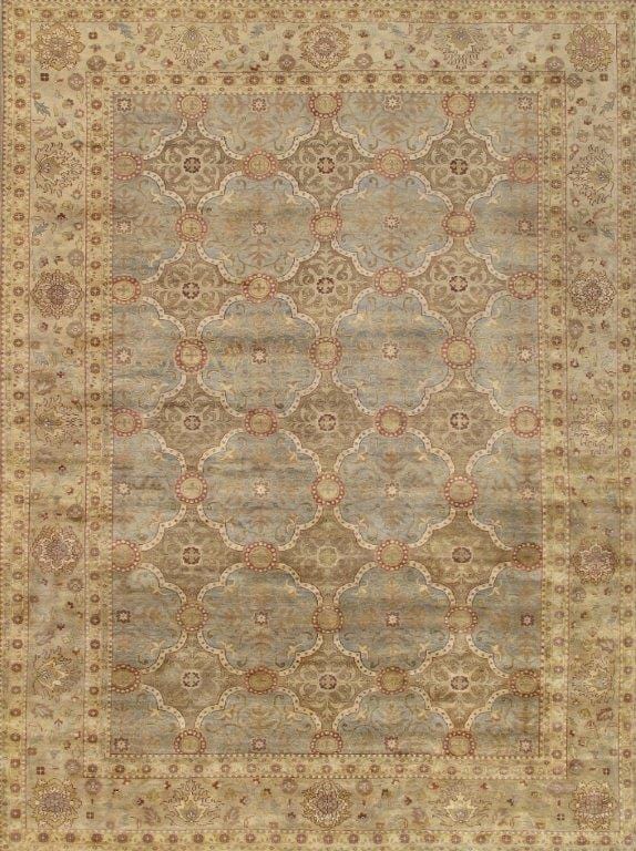 Sultanabad Collection Hand-Knotted Lamb's Wool Area Rug- 8' 0" X 9' 10"