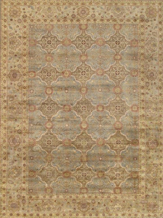 Sultanabad Collection Hand-Knotted Lamb's Wool Area Rug- 8' 0" X 9' 10"