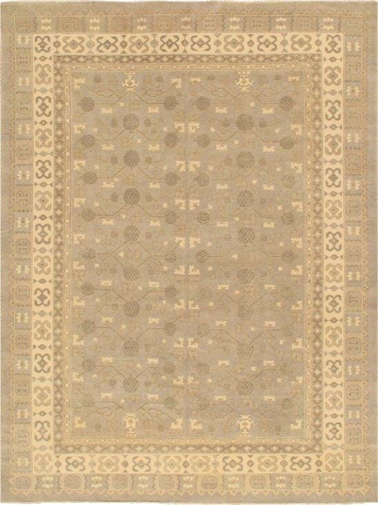 Khotan Collection Hand-Knotted Lamb's Wool Area Rug- 8' 3" X 10' 3"