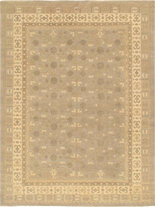 Khotan Collection Hand-Knotted Lamb's Wool Area Rug- 8' 3" X 10' 3"