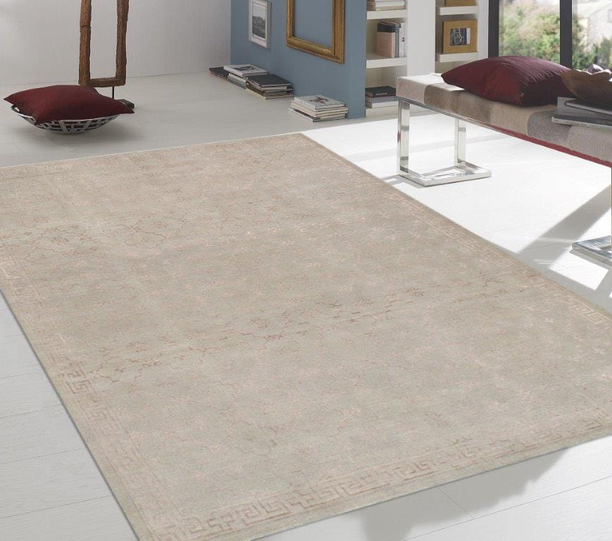 Pasargtad Home Khotan Collection Hand-Knotted Silk & Wool Area Rug-10' 2" X 14' 2"