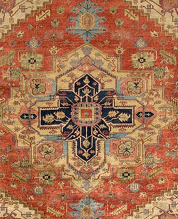 Serapi Collection Hand-Knotted Wool Area Rug-11'11" X 12' 0"
