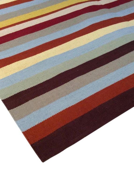 Anatolian Collection Hand-Woven Cotton Area Rug- 5' 0" X 8' 0"