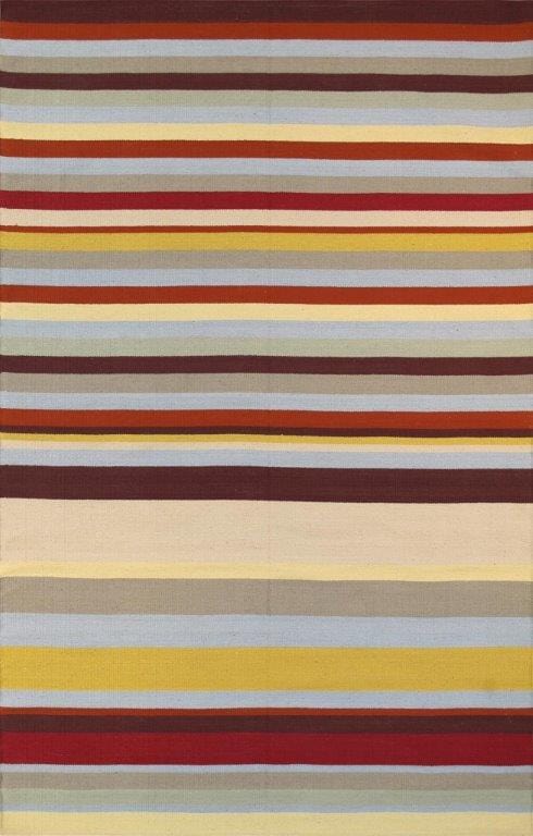 Anatolian Collection Hand-Woven Cotton Area Rug- 5' 0" X 8' 0"