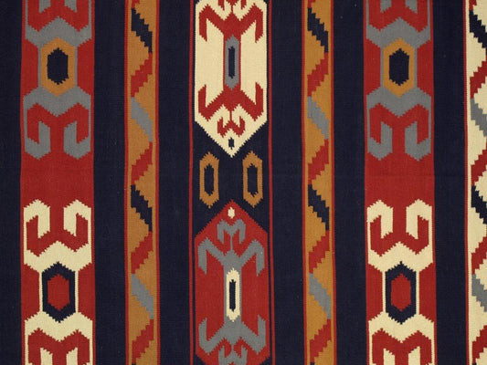 Anatolian Collection Hand-Woven Cotton Area Rug- 9' 0" X 12' 0"
